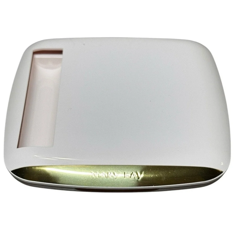 Vintage Mary Kay Custom Compact Refillable Makeup Case Mirror Pink‎
